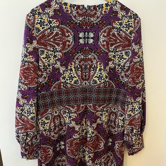 Chico’s Multicolor Medallion Print Long Sleeve Dress - Picture 5 of 8